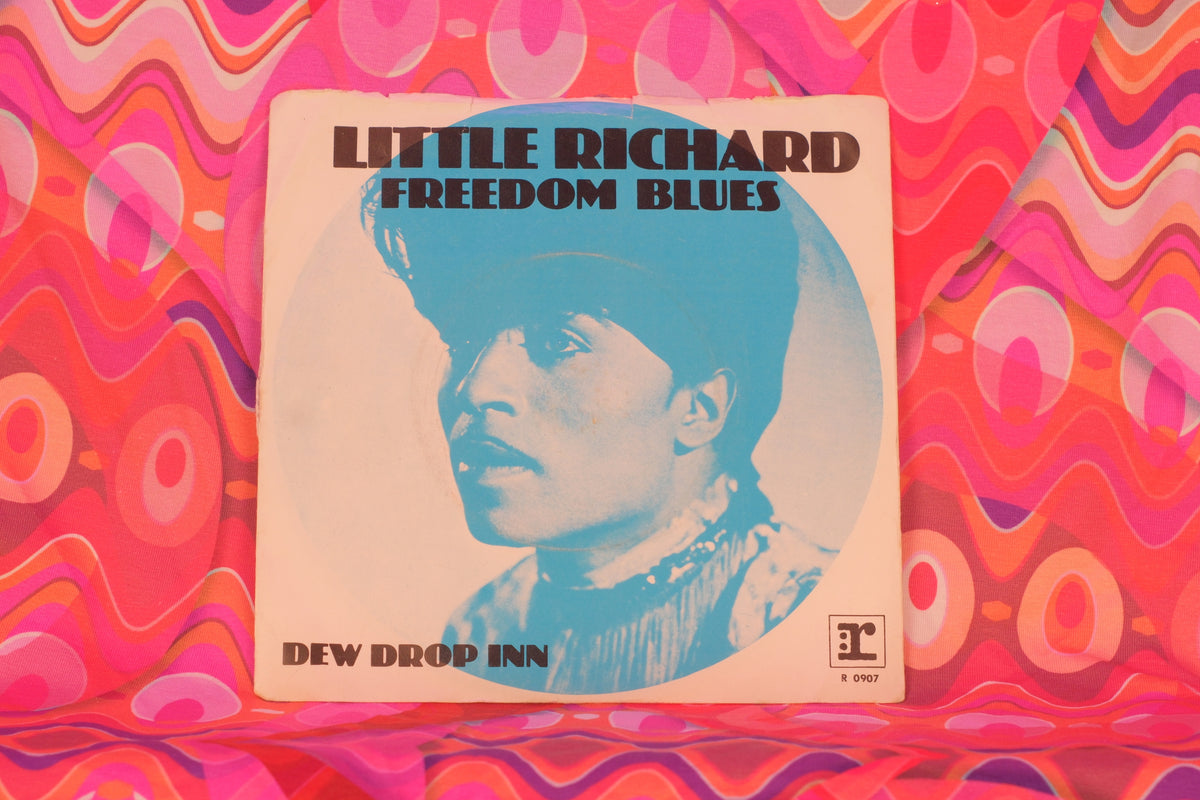 Little Richard – Freedom Blues / Dew Drop Inn (7" Single, 45 RPM, Reprise Records, 1970) (VG/P) - Well Loved Copy