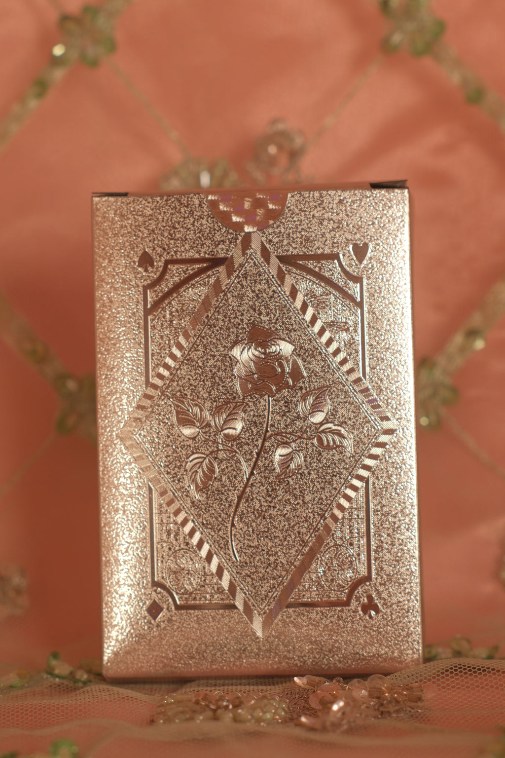 Metallic Silver Cartomancy Deck | Traditional Fortune-Telling Playing Cards