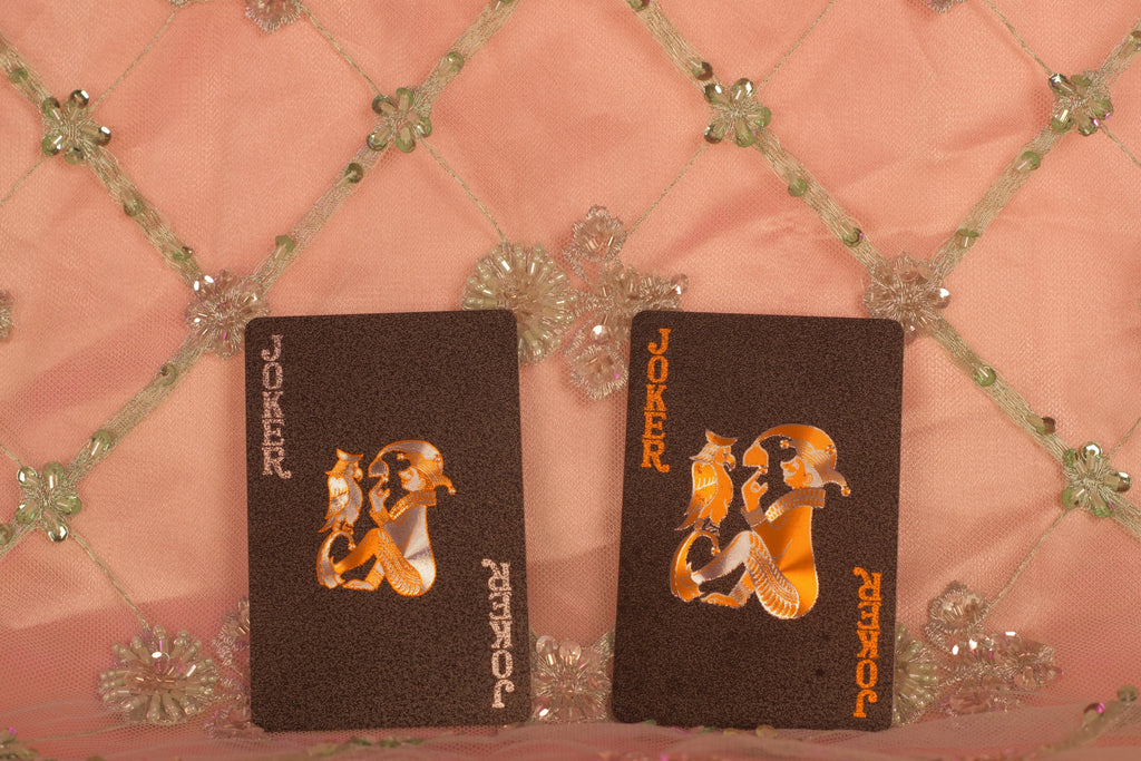 Midnight Black Cartomancy Deck | Traditional Fortune-Telling Playing Cards
