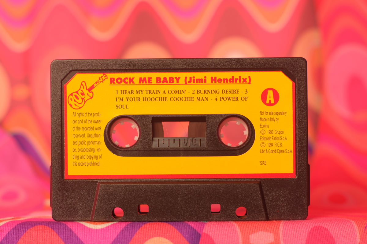 I Miti Del Rock Live: Jimi Hendrix "Rock Me Baby" Cassette Tape (1993/1994)
