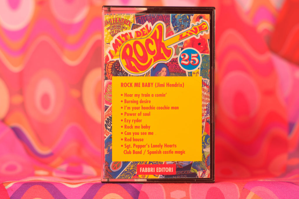 I Miti Del Rock Live: Jimi Hendrix "Rock Me Baby" Cassette Tape (1993/1994)