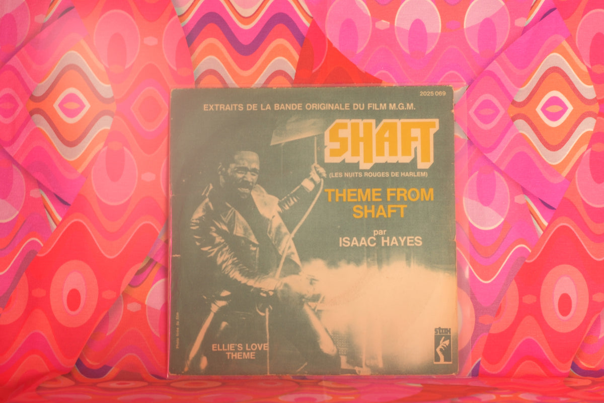 Isaac Hayes - Theme From Shaft - RARE 1971 French Stax 7" Single (2025 069) - G / G