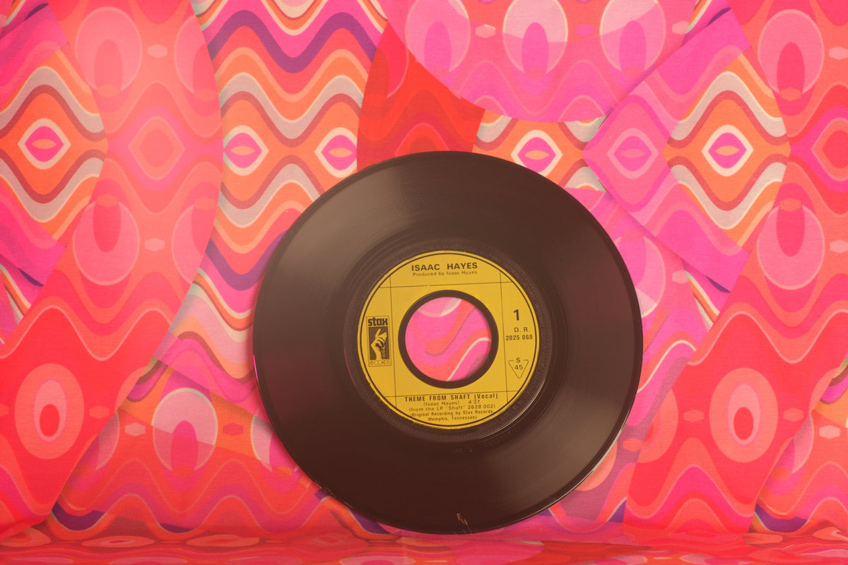 Isaac Hayes - Theme From Shaft - RARE 1971 French Stax 7" Single (2025 069) - G / G
