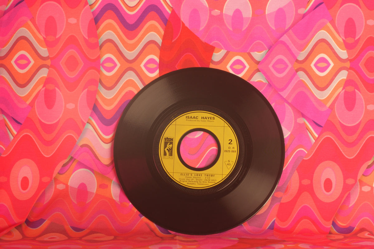 Isaac Hayes - Theme From Shaft - RARE 1971 French Stax 7" Single (2025 069) - G / G