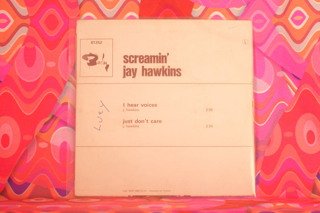 Screamin' Jay Hawkins - I Hear Voices - RARE 1969 FRENCH Barclay Single (061 252) - VG / VG