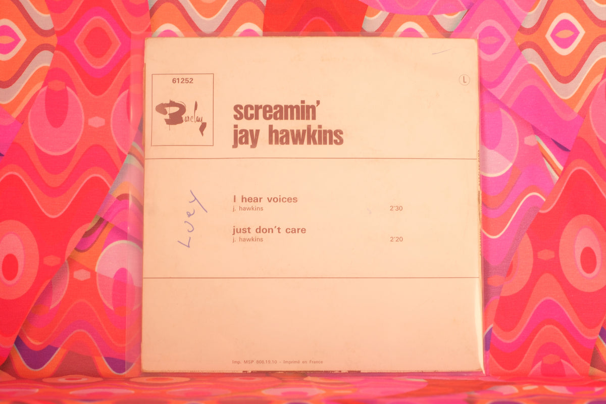 Screamin' Jay Hawkins - I Hear Voices - RARE 1969 FRENCH Barclay Single (061 252) - VG / VG