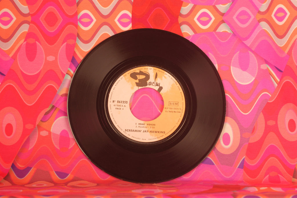 Screamin' Jay Hawkins - I Hear Voices - RARE 1969 FRENCH Barclay Single (061 252) - VG / VG