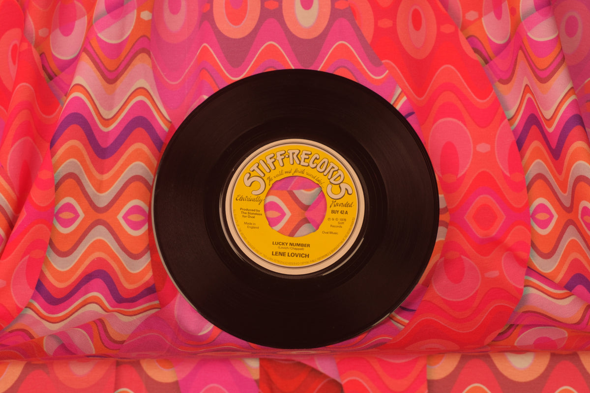 Lene Lovich – "Lucky Number" b/w "Home" 7" Vinyl Single (Stiff Records, 1979) - VG / G