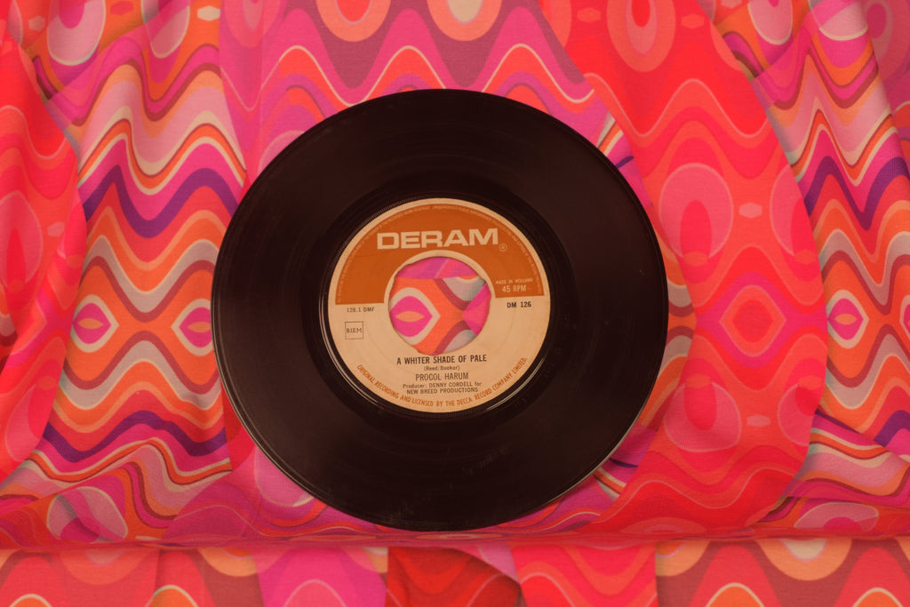 Procol Harum – "A Whiter Shade of Pale" b/w "Lime Street Blues" 7" Vinyl Single (Deram, 1967) - G / G