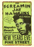 Screamin’ Jay Hawkins 1986 Concert Metal Tin Sign