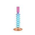 Groove 'n Glow Dopamine Colored Glass Candleholders