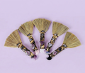 The Conjurer’s Crystal Moon Broom | Gemstone Witch Broomstick & Altar Decor