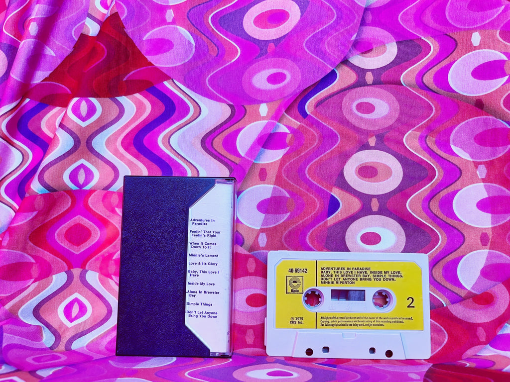 Minnie Riperton – Adventures In Paradise (Rare 1975 Epic Cassette Tape, 40-69142) - Vintage Soul Collectible