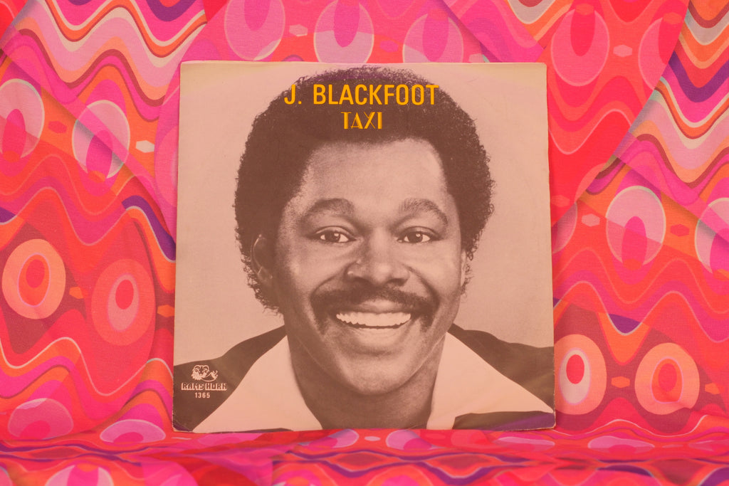 J. Blackfoot – Taxi / Take Me With You (7" Single, 45 RPM, Rams Horn Records, 1984) (VG/G) - Well Loved Copy