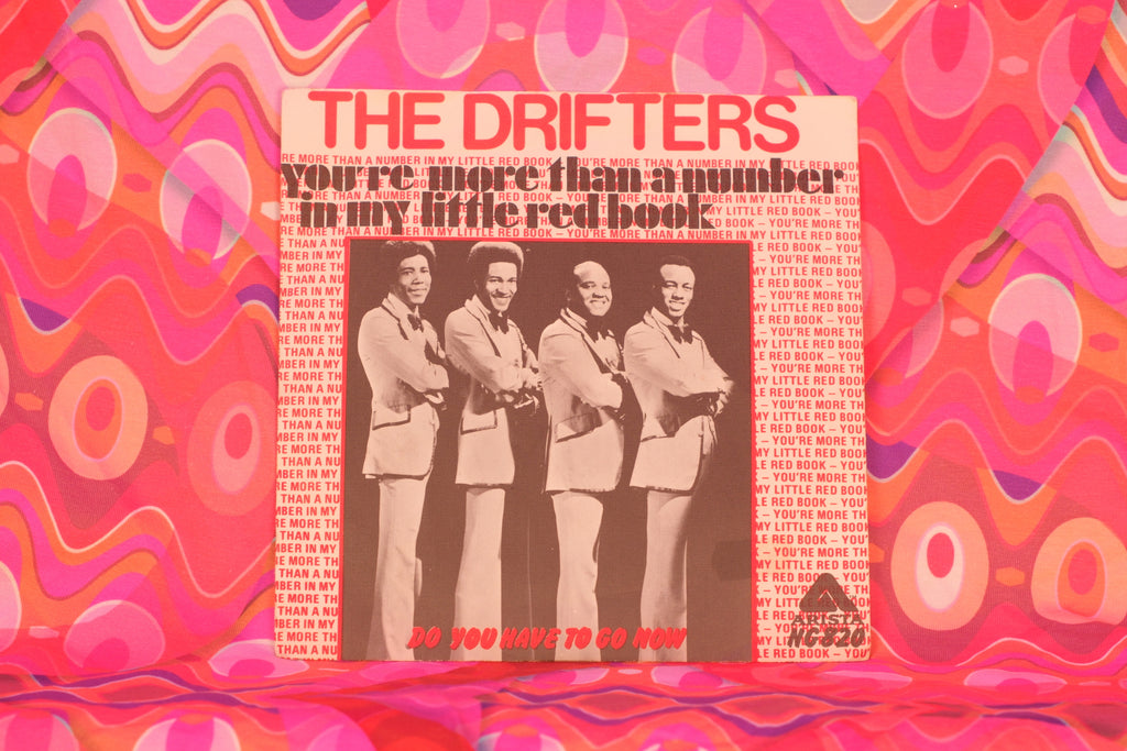 The Drifters – You're More Than a Number in My Little Red Book / Do You Have to Go Now (7" Single, 45 RPM, Negram / Arista Records, 1976) (VG/G) - Well Loved Copy